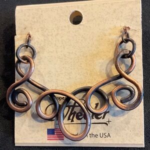 NWT Copper Necklace on 18 Inch Chain